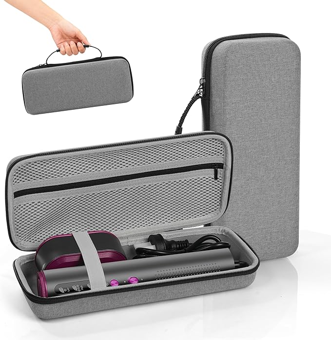 Travel Steamer Case Compatible with Jack & Rose/for FEPPO/for Nesugar Garment Steamers, Handheld Steamer Carrying Storage Bag Organizer for Iron Accessories Grey(Case Only)