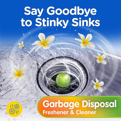 COMPAC HOME Plink Garbage Disposal Cleaner and Deodorizer, Air Fresheners for Garbage Disposal, Simply Fresh Scent, Home Cleaning Products for Kitchen Sink and Clogged Drains, 20 Count (Pack of 1)