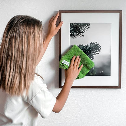 The Amazing Eco Cloth That Cleans Virtually Any Surface with Only Water. No More Paper Towels Or Toxic Chemicals. 4-Pack (14x14, Seashore Teal)