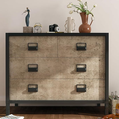 FunStick 15.8"x240" Textured Brown Concrete Peel and Stick Wallpaper Removable Metallic Industrial Wallpaper for Bedroom Walls Renter Friendly Cement Vinyl Contact Paper for Kitchen Cabinet Wall Paper
