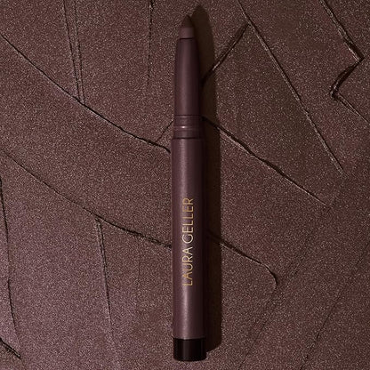 LAURA GELLER NEW YORK Kajal Longwear Kohl Eyeliner Pencil - Royal Quartz - Caffeine and Vitamin E - Smooth & Blendable Liner - Built-In Sharpener