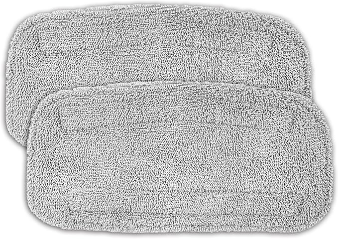 Steam Mop Replacement Pads (2 packs) for Neugo NE033 Series Steam Mop Steamer Cleaner Microfiber Cloth Machine Washable Reusable for Floor Cleaning