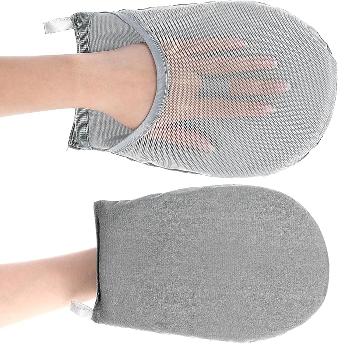Steamer mitt Glove, Garment Steamer Ironing Glove with Finger Loop Anti Steam Gloves Board Heat Resistant Ironing Mitt for Handheld Garment Accessories for Clothes(Style B)