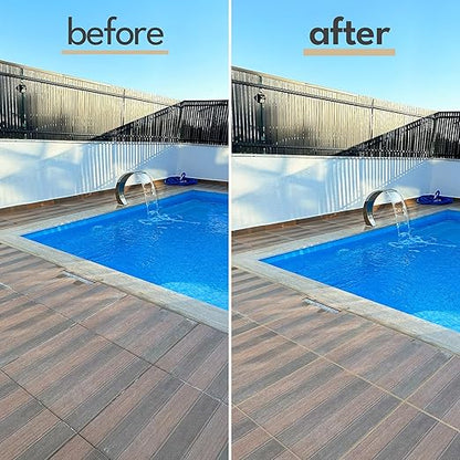 PentaUSA Outdoor Grout - Premixed Patio Grout in a Tube, Ready to Use Polymeric Sand for Pavers, Repairs Stone Joints, Driveways, Entryways, Gardens - Includes Grout Float (14oz / Natural Sand Color)