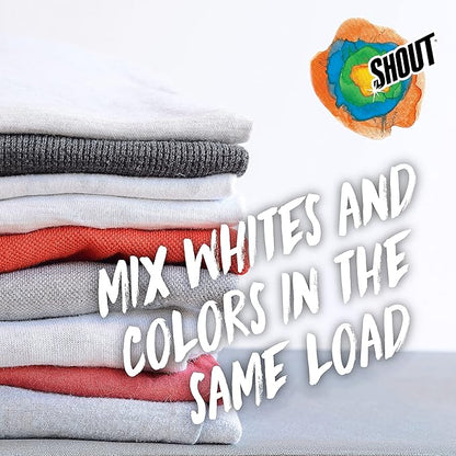 Shout Color Catcher Sheets for Laundry, Allow Mixed Washes, Prevent Color Runs and Maintain Original Clothing, 24 Count (Pack of 12)