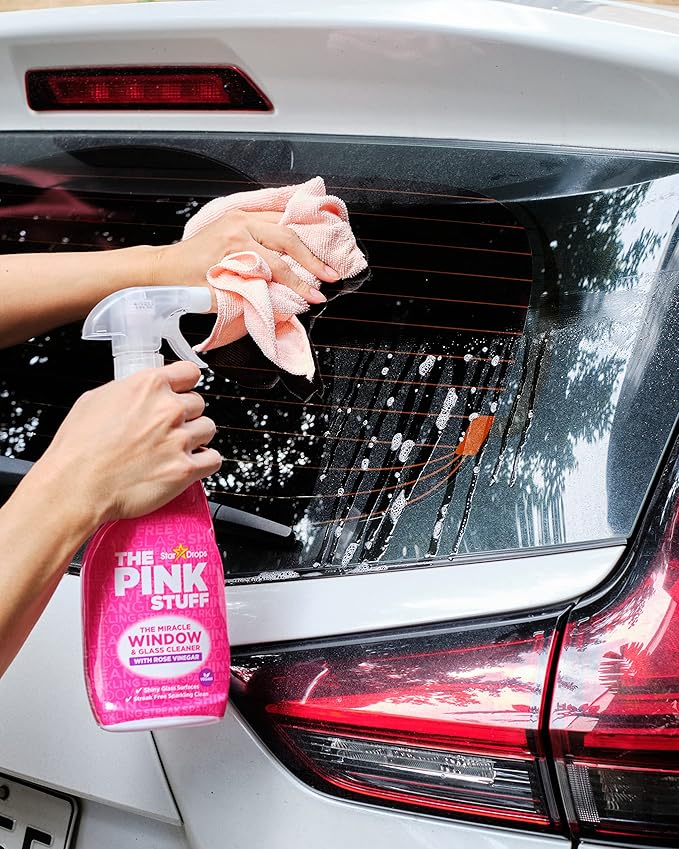 Stardrops The Pink Stuff Multi-Purpose Spray, Window & Glass Cleaner, and Bathroom Foam Spray Bundle – All-in-One Home Cleaning Solution (3-Pack)