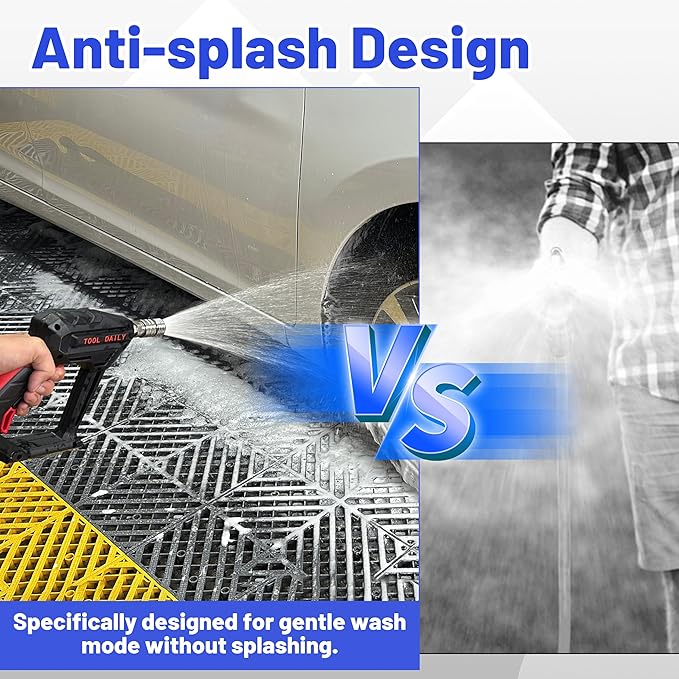 Tool Daily Pressure Washer Nozzle Tips for Soft Wash, Shower Nozzle for Pressure Washing with 1/4” Quick Connector, Stainless Steel Power Washer Shower Sprinkler for Car Washing and Gardening, 2 Pack