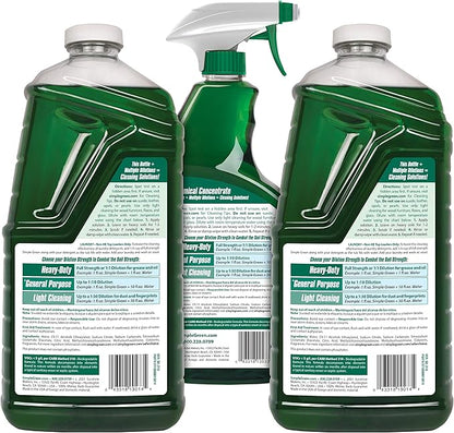 Simple Green All-Purpose Cleaner Spray and Refill, Green, 3 Piece Set, Original, 1 Count