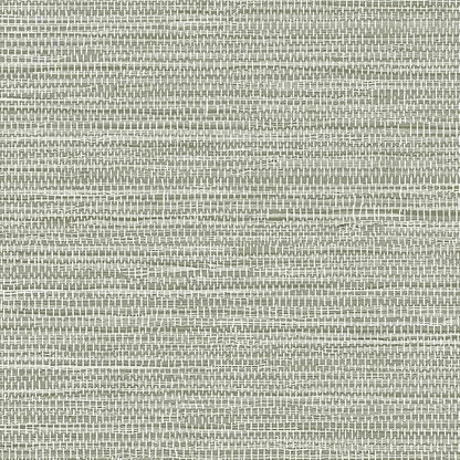 Simon&Siff Green Textured Grasscloth Peel and Stick Wallpaper 17.7"x394" Neutral Faux Grassweave Wallpaper Waterproof Self Adhesive Removable Wallpaper Mural for Home Decor Bedroom Kitchen Cabinet