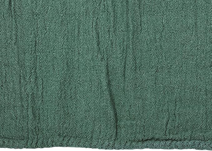 Detailer's Preference Absorbent Cotton Shop Towels, Reusable Cleaning Rags for Auto, Garage, Home, Kitchen, Industrial Use, Wipe Spills, Grease, Oil, Grime, Dirt & More, 11x12, 50-Pack, Green