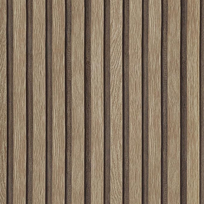 Yun-aeon Natural Wood Peel and Stick Wallpaper Wood Slats - 17.3"x 1200" Light Tan Self-Adhesive Waterproof Vinyl Removable Wall Paper for Wall Decor Bedroom