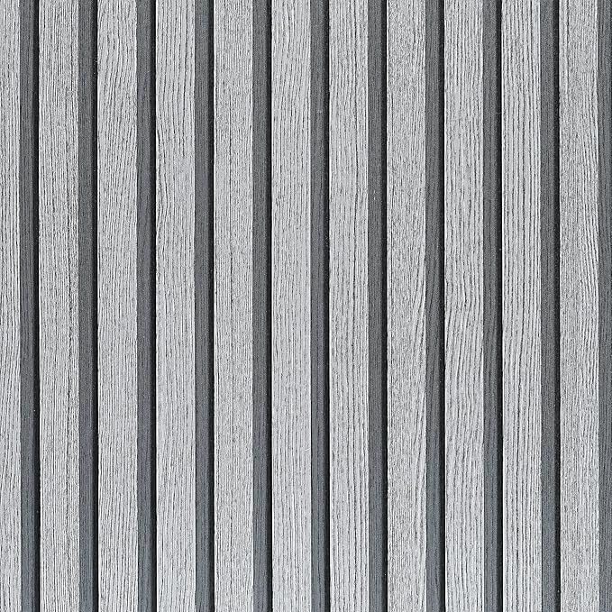 Gray Wood Slat Wallpaper - Peel & Stick Self-Adhesive (35.4" x 120"), Wood Effect Contact Paper for Walls, Removable DIY Wall Covering for Bedroom, Living Room & Feature Walls