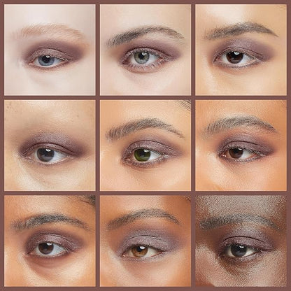 FOCALLURE Shimmer and Matte Cream Eyeshadow Stick,Smooth Brilliant Eye Brightener Pencil for Women,Long Lasting Waterproof Eye Shadow and Liners Makeup,CHOCOLATE