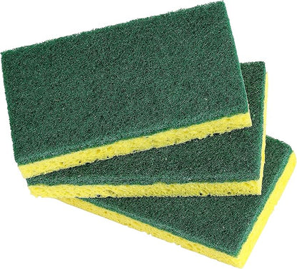 Kitchen Sponges for Washing Dishes, Non-Scratch Cellulose Dish Scrub Sponges, Cleaning Sponges for Household Use, Safe Cleaning Products, Kitchen Sponges Pack of 24, by Superio