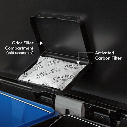 QUALIAZERO Natural Activated Carbon Charcoal Odor Absorber Filter | Eliminator Deodorizer Air Purifying Freshener Refill Bag | For Trash Can, Fridge, Shoes, etc.. | Made with Coconut Shell (3 PACK)