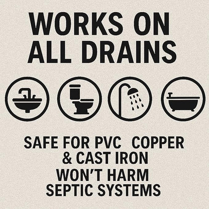 Clean Shot Crystal Lye Drain Opener - Professional Strength Cleaner for Tough Clogs - Heavy Duty Sodium Hydroxide Bathroom and Kitchen Sink, Shower, Pipes Unclogger, 1 lb