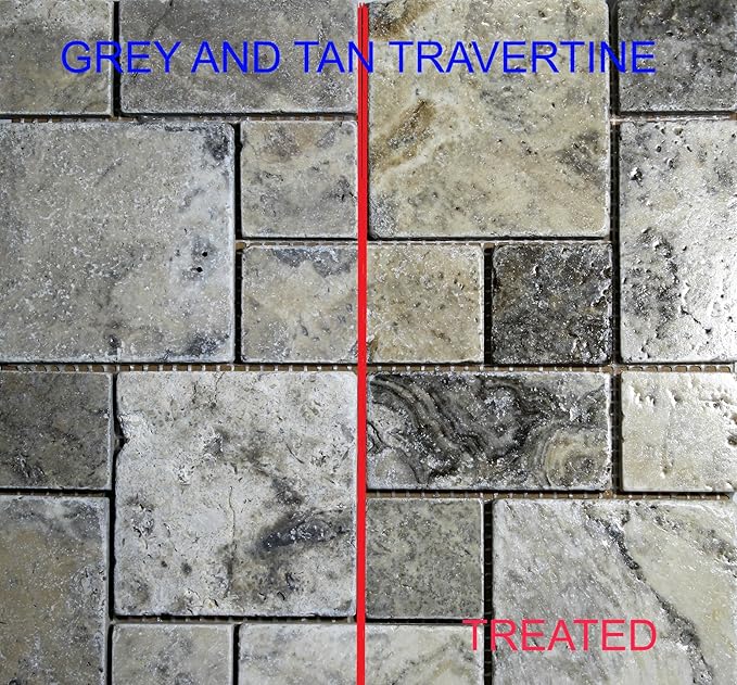 Wet Look Stone Sealer 1-Quart and Ultimate Grout Cleaner 1-Quart and Intensive Stone Cleaner 1-Quart.