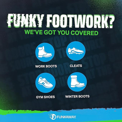 FunkAway Odor Eliminating Spray for Shoes, Skates, Work Boots & More, 8 oz., 4 Pack, Extreme Odor Eliminator, Perfect for Stinky Stuff You Can't Put in the Wash