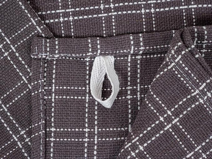 KAF Home Assorted Flat Kitchen Towels - Set of 10, 18 x 28 Inch (Gray)