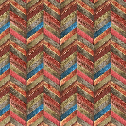 Peel and Stick Wallpaper Wood Panel Wall Paper - 17.5 x 300 Inch Self Adhesive Wallpaper Peel and Stick, Easy to Paste Wall Contact Paper for Stand Liner, Table and Door Makeover Decor