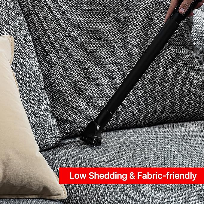 Shop-Vac 1-1/4’’ Swivel Brush, 2 Pack - Perfect for Flexible Cleaning of Car Interiors, Carpets, and Sofas